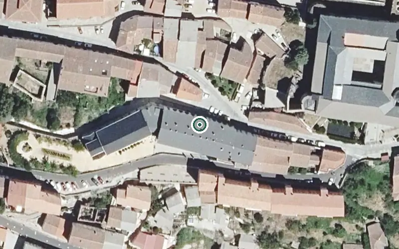 Vista aérea de la ubicación de Centro de Día de Mayores Mama Margarita