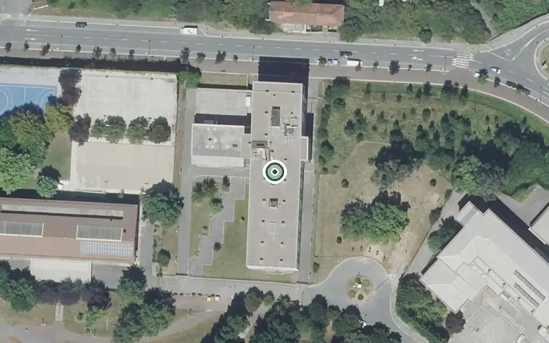 Vista aérea de la ubicación de Residencia Bizkotxalde Egoitza
