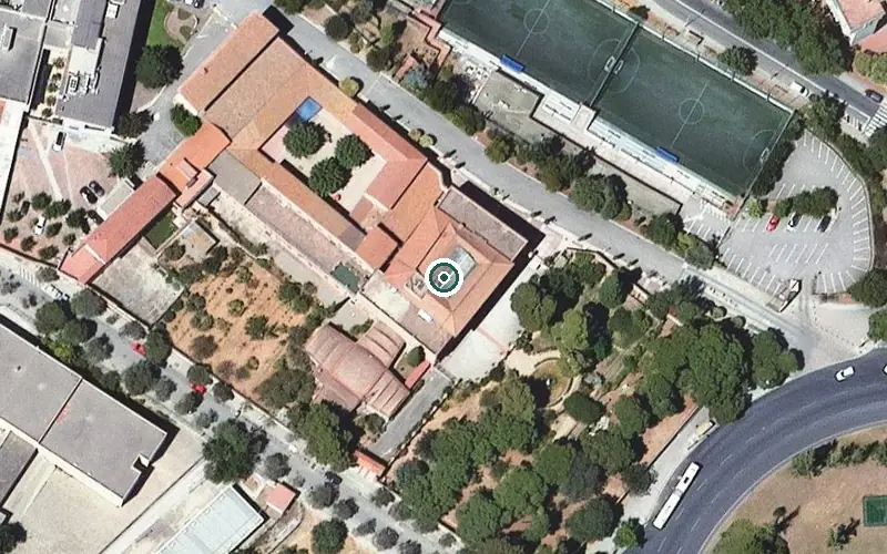 Vista aérea de la ubicación de Residència Hestia Stauros