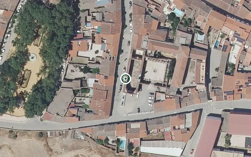 Vista aérea de la ubicación de Centro de Día para Mayores Hermana Josefa María