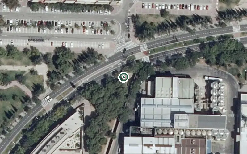 Vista aérea de la ubicación de Residencia Marboré Zalfonada Fase i