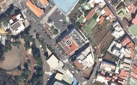 Vista aérea de la ubicación de Centro de Estancia Diurna de Mayores la Victoria de Acentejo