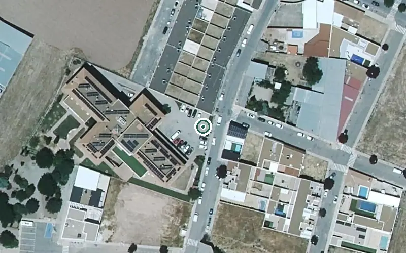 Vista aérea de la ubicación de Residencia de Mayores la Masiega