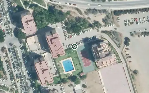 Vista aérea de la ubicación de Centro de Día para Mayores Municipal de Torrox