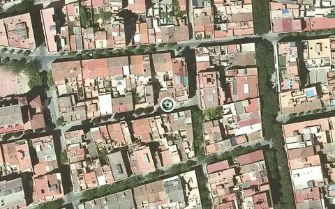 Vista aérea de la ubicación de Residència d'Avis Sagrada Família