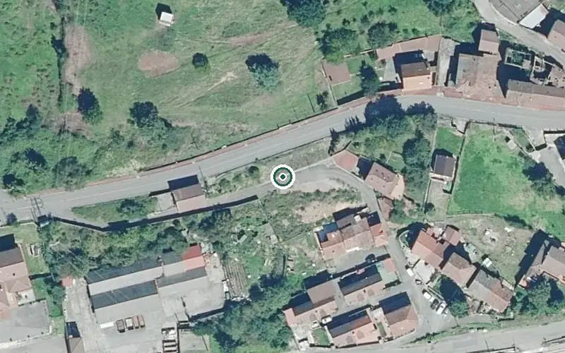 Vista aérea de la ubicación de Residencial Gerontovega