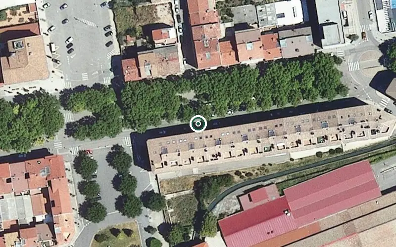 Vista aérea de la ubicación de Residència Nostra Senyora de Queralt