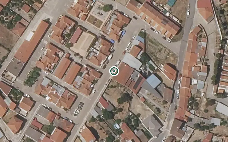 Vista aérea de la ubicación de Centro de Día el Codeso