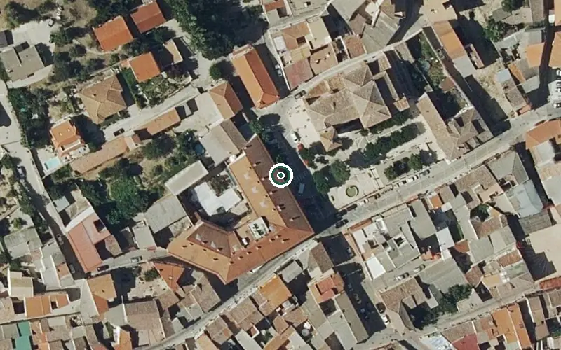 Vista aérea de la ubicación de Residencia Solana