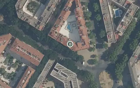 Vista aérea de la ubicación de Residencia para Mayores Municipal Guadalquivir