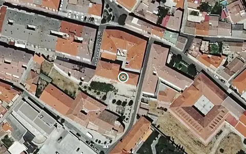 Vista aérea de la ubicación de Residencia de Personas Mayores Santiago y San Marcos