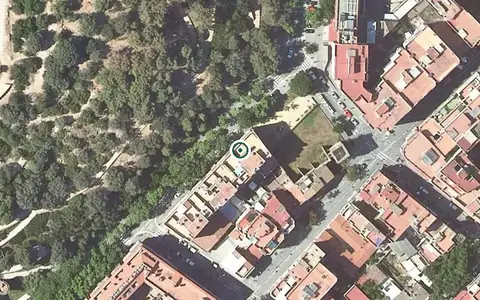Vista aérea de la ubicación de Centre de dia Fundació Privada Uszheimer