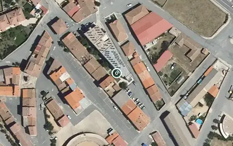 Vista aérea de la ubicación de Centro Residencial de Personas Mayores Virgen de la Piedad